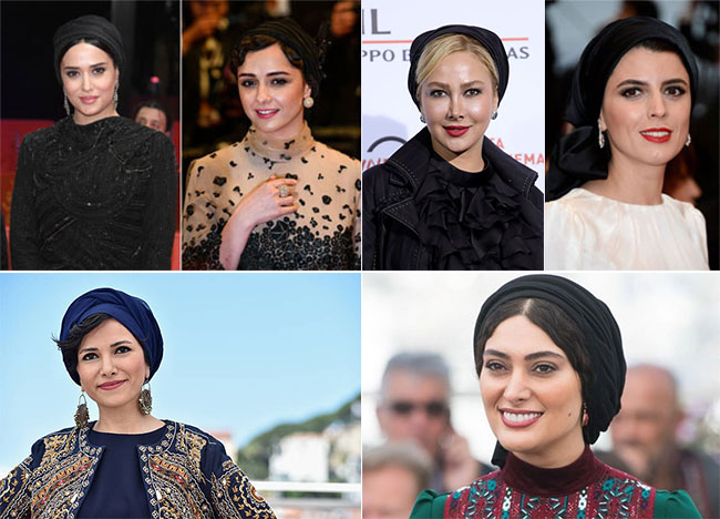 جواهرات و گوشواره بازیگران زن ایرانی در جشنواره های بین الملی